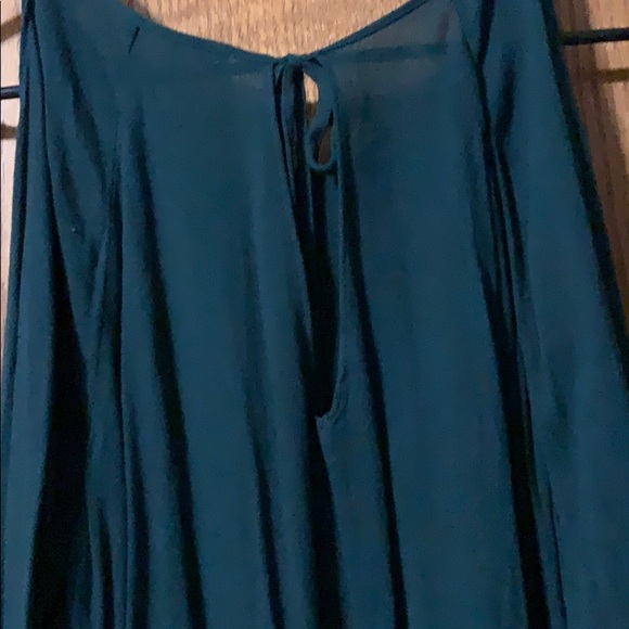 Green Open Shoulder Top - Picture 5 of 5
